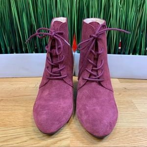 8 NEW Isaac Mizrahi Leather Suede Bootie